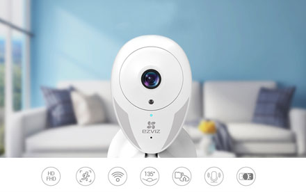 CAMARA DE SEGURIDAD INTERIOR EZVIZ 1080P - CTQ2C